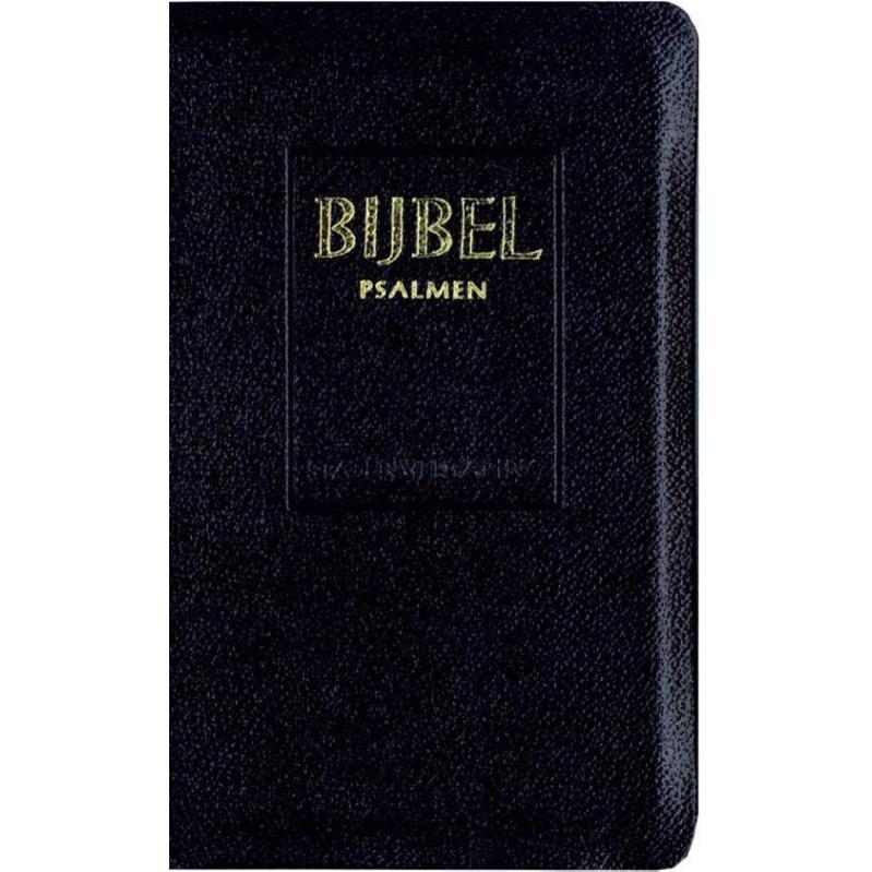 Bijbel, Psalmen & Gezangen - 7,5 x 11,5 cm, zwart, kunstleer