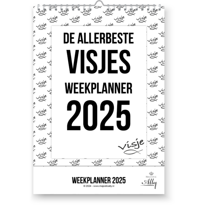 Weekplanner 2025 visje