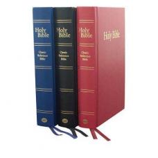 Engelse bijbel holy bible King James handbijbel 12x17cm met tekstverwijzingen