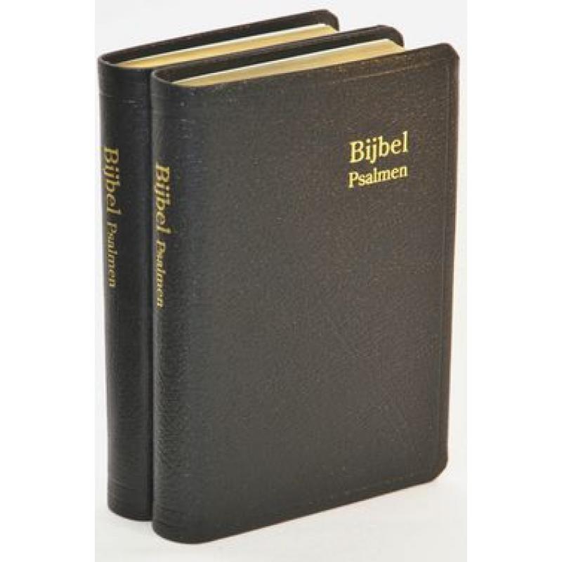 Bijbel, Psalmen 10,5 x 16 cm H32R leer, goudsnee, GBS 