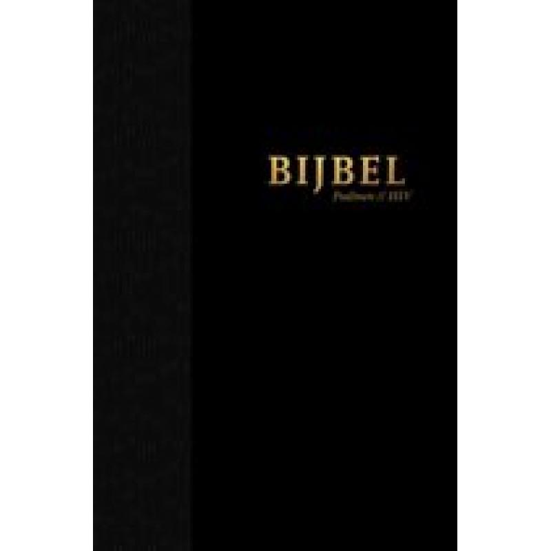 Bijbel HSV met Psalmen – hardcover, zwart, 10x15