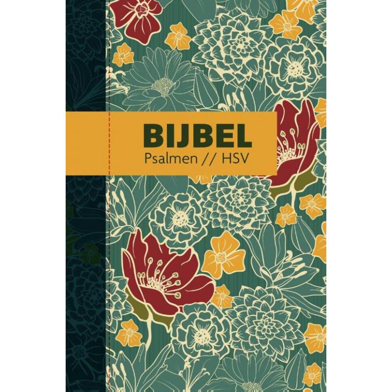 HSV Bijbel met psalmen 12 x 18 cm, bloemen