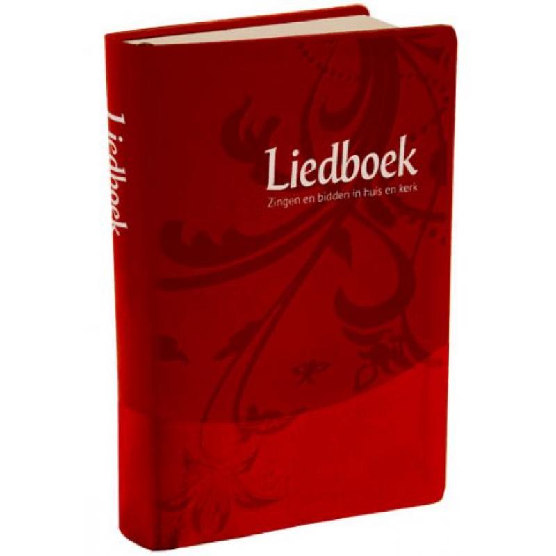 Liedboek luxe - rood kunstleer
