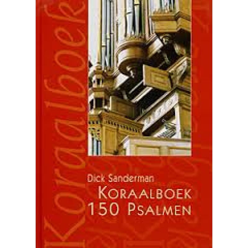 Koraalboek 150 psalmen rood ritmisch, D. Sanderman